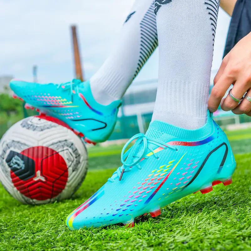Professional Outdoor Sports Non-Slip Microfiber Football Shoes