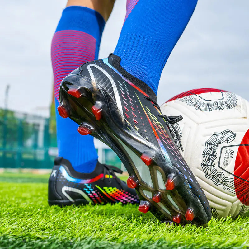 Professional Outdoor Sports Non-Slip Microfiber Football Shoes