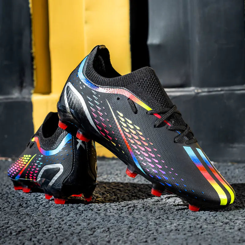 Professional Outdoor Sports Non-Slip Microfiber Football Shoes
