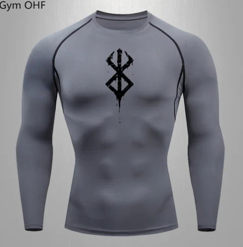 Men's Quick-Dry Stretch Fitness T-Shirt (One Piece)